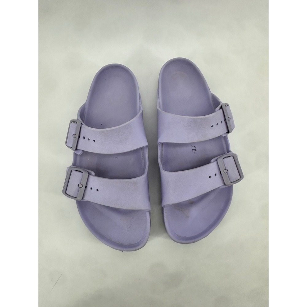 Birkenstock Arizona EVA Purple Lilac Double Strap Slide Sandals Womens 39 L8